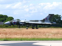 G-VLCN @ EHVK - AVRO Vulcan B2 G-VLCN Vulcan to the sky painted as Royal Air Force XH558 - by Alex Smit