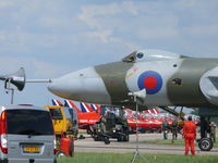 G-VLCN @ EHVK - AVRO Vulcan B2 G-VLCN Vulcan to the sky painted as Royal Air Force XH558 - by Alex Smit