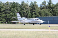 N803QS @ MGN - EJA803 - KMGN-KORD - Departing RWY 28