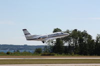 N803QS @ MGN - EJA803 - KMGN-KORD - Departing RWY 28