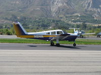 N6NN @ SZP - 1979 Piper PA-28RT-201 ARROW IV, Lycoming IO-360-C1C6 200 Hp, landing roll Rwy 22 - by Doug Robertson