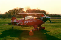 G-SIIE @ EGKB - G-SIIE: PITTS S-2B at Biggin Hill Airport, Originally shot on an Mamiya RZ67