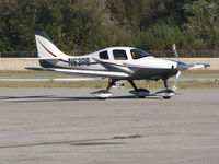 N63PB @ AJO - 2007 Bricker Paul LANCAIR INTL ES taxiing @ Corona Airport, CA - by Steve Nation