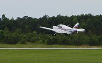 N9893W @ 4A7 - N9893W landing at 4A7.  High flare but landing turned out ok. - by J. Michael Travis