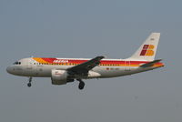EC-JXV @ EBBR - flight IB3216 is descending to rwy 25L