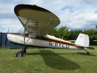 G-BYCD @ EGSP - Cessna 140 - by Simon Palmer