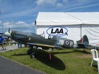 G-CCZP @ EGTB - Scaled-down Spitfire seen at Aero Expo