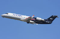 S5-AAF @ EBBR - Special Mini scheme for this CRJ climbing from rwy 25R. - by Philippe Bleus