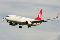 TC-JFJ @ EGCC - Turkish Airlines Boeing 737-8F2 - by Chris Hall
