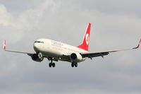 TC-JFJ @ EGCC - Turkish Airlines Boeing 737-8F2 - by Chris Hall