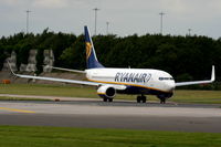 EI-EBK @ EGCC - Ryanair Boeing 737-8AS/WL - by Chris Hall