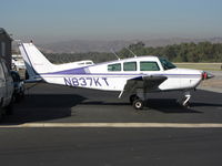 N837KT @ AJO - Deep Purple 1978 Beech C23 - by Steve Nation