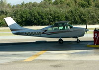 N5894F @ AJO - 1967 Cessna 210G pulling up to gas pumps @ photographer friendly Corona Municipal airport, CA - by Steve Nation