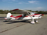 N8210A @ AJO - Beautiful 1952 Cessna 170B with wingpants @ photographer friendly Corona Municipal airport, CA - by Steve Nation