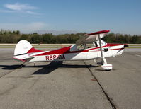 N8210A @ AJO - Beautiful 1952 Cessna 170B with wingpants @ photographer friendly Corona Municipal airport, CA - by Steve Nation