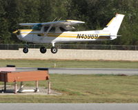 N45969 @ AJO - TEMCO International 1978 Cessna 152 II on final during training flight @ photographer friendly Corona Municipal airport, CA - by Steve Nation