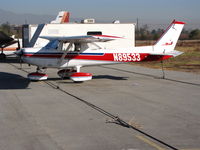 N73601 @ AJO - 1978 Cessna 152 with BizJet tail logo (her other plane?) @  - by Steve Nation