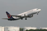 OO-VEJ @ EBBR - Flight SN2281 is taking off from rwy 07R