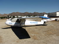 N2488W @ CA89 - 1967 Schweizer SGS 2-33 sailplane w/sun screen @ Skylark Airport (sod strip), Lake Elsinore, CA - by Steve Nation