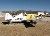 N7207V @ CA89 - Sharkmouth on 1965 Callair A-9 glider tug @ Skylark Airport (sod strip), Lake Elsinore, CA - by Steve Nation