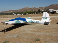 N8641R @ CA89 - 1970 Schweizer SGS 1-34 w/sun screen @ Skylark Airport (sod strip), Lake Elsinore, CA - by Steve Nation