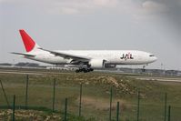 JA710J @ LFPG - on landing at CDG - by juju777