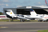 G-RUBE @ EGGW - New London Executive Legacy at Luton - by Terry Fletcher