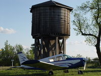 N9563W - Photo taken at Beaumont, Kansas Working Wooden Water Tower - by Larry Alley