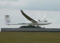 G-CHWA @ EGHL - FLAIRING FOR TOUCH DOWN - by BIKE PILOT