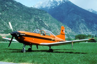 A-925 @ LSMJ - During the WK'93 this PC-7 was parked in de fields just off the main road through the Rhone valley.