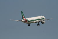 I-BIXS @ EBBR - Flight AZ159 is taking off from rwy 07R - by Daniel Vanderauwera