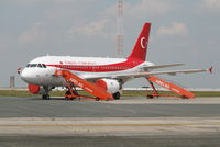 TC-ANA @ EBBR - parked on General Aviation apron (Abelag)