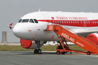 TC-ANA @ EBBR - parked on General Aviation apron (Abelag)