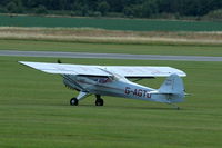 G-AGTO @ EGSU - 1. G-AGTO (Taylorcraft Autocrat..) at Duxford Airport