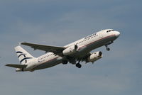 SX-DVK @ EBBR - Flight A3 621 is taking off from rwy 07R - by Daniel Vanderauwera