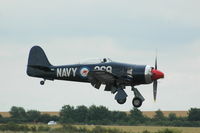 F-AZXL @ EGSU - F-AZXL Hawker Sea Fury at Duxford Flying Legends Air Show July 09