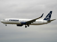 YR-BGS @ LEBL - Landing rwy 25R - by Shunn311