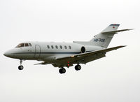 HB-VOB @ LEBL - Landing rwy 25R - by Shunn311