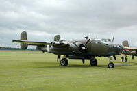 N88972 @ EGSU - 3. B-25D-30 Mitchell at Duxford Flying Legends Air Show July 09 - by Eric.Fishwick
