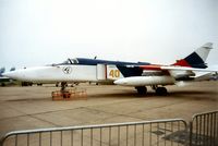 40 YELLOW @ EGQL - Su-24MR Fencer from Kubinka Air Base near Moscow at the 1992 Leuchars Airshow. - by Peter Nicholson
