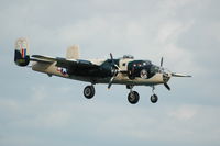 F-AZZU @ EGSU - 43. B-25J-35 Mitchell at Duxford Flying Legends Air Show July 09