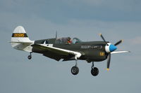 F-AZKU @ EGSU - 'Little Jeanne' at Duxford Flying Legends Air Show July 09