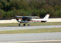 N757VB @ AJO - TEMCO International flying school 1977 Cesna 152 lift off @ photographer friendly Corona Municipal Airport, CA - by Steve Nation