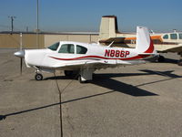 N886P @ AJO - 1962 Mooney M20C @ photographer friendly Corona Municipal Airport, CA - by Steve Nation