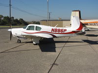 N886P @ AJO - 1962 Mooney M20C @ photographer friendly Corona Municipal Airport, CA - by Steve Nation