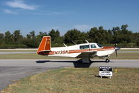 N886P @ AJO - 1981 Mooney M20J taxiing @ photographer friendly Corona Municipal Airport, CA - by Steve Nation