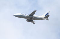 XA-TYI @ KLAX - Aviacsa 737-201, XA-TYI, departs KLAX 25R - by Mark Kalfas
