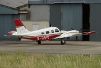 G-DSID @ EGBJ - Piper Seneca at Gloucestershire (Staverton) Airport - by Terry Fletcher
