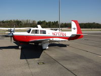 N7176V @ AJO - 1974 Mooney M20E in new colors @ photographer-friendly Corona Municipal, CA - by Steve Nation