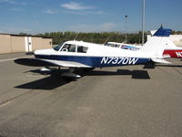 N7370W @ AJO - 1963 Piper PA-28-180 Cherokee @ photographer-friendly Corona Municipal, CA - by Steve Nation